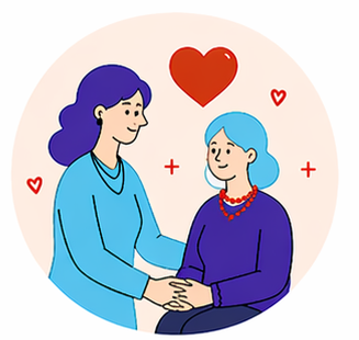 End of life care illustration