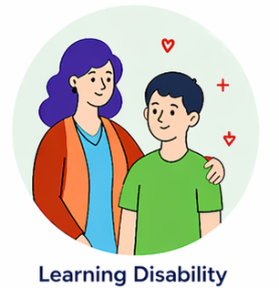Learning disability support illustration