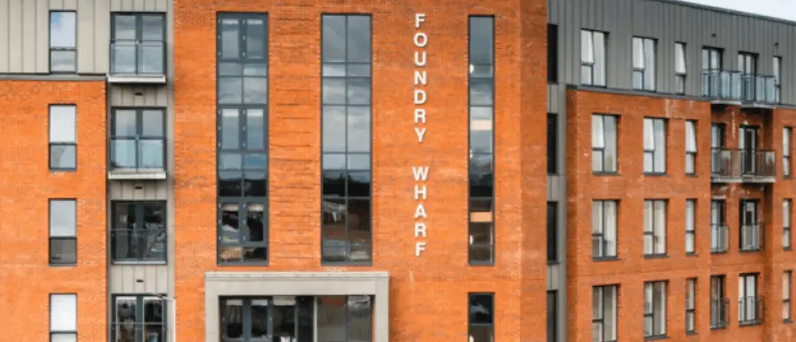The Foundry Wharf Extra Care apartment building in Fingerpost, St Helens